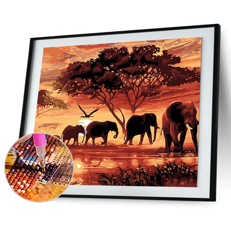 Animal  Diamond  33*25 CM