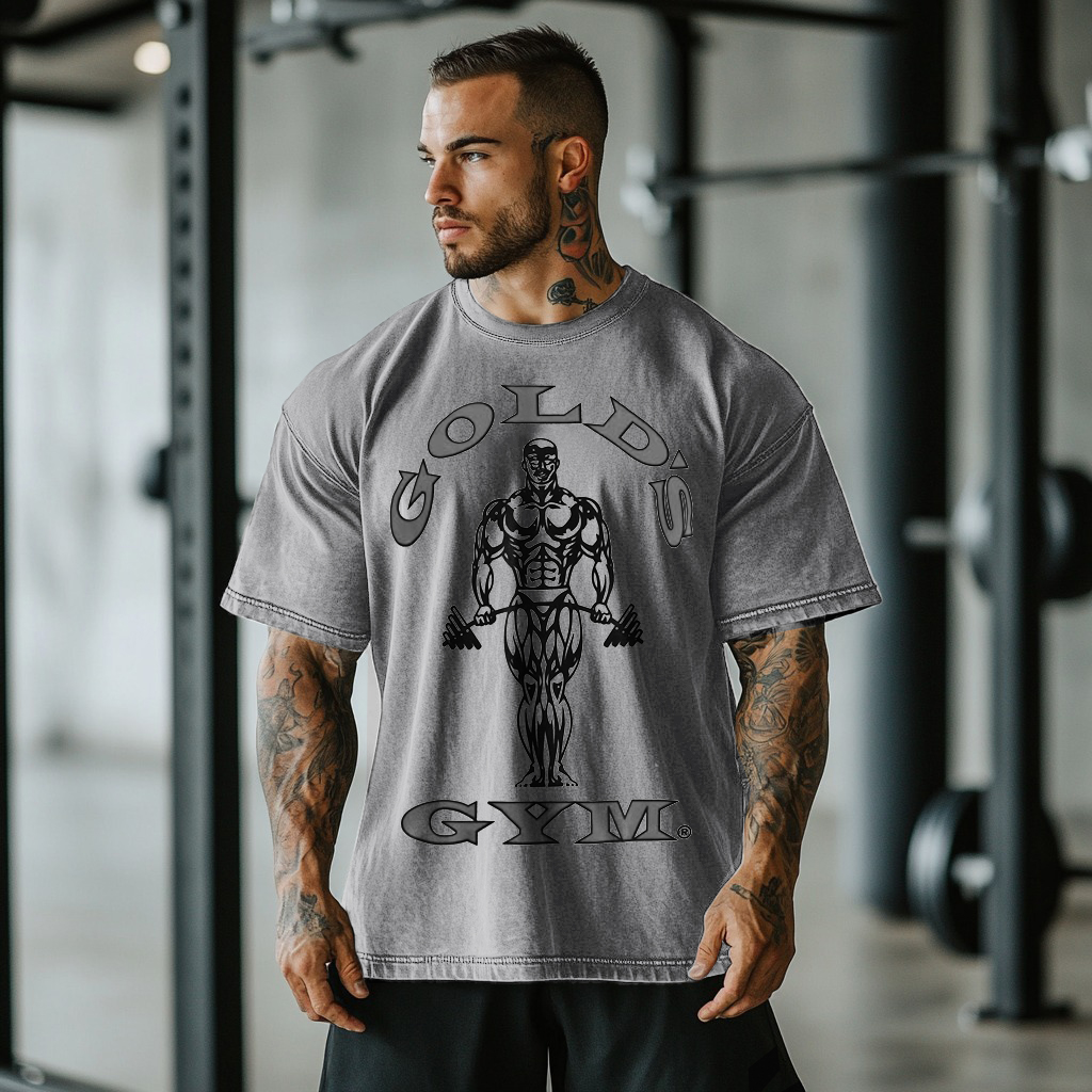 Gym Black Washed T-shirt / Rvogue / Rvogue
