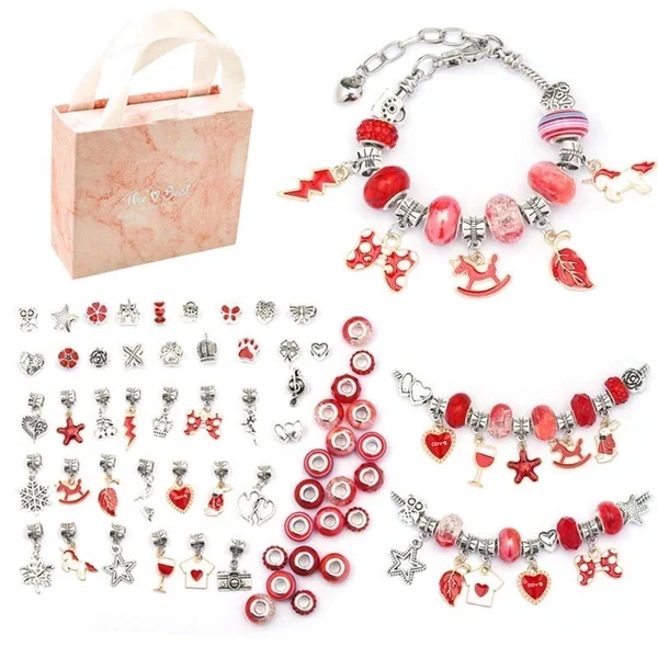 (🔥2022 BEST GIFT TO MY GRANDDAUGHTER🔥) 🎄Early Christmas Sale 50% OFF🎄DIY Crystal Bracelet Set