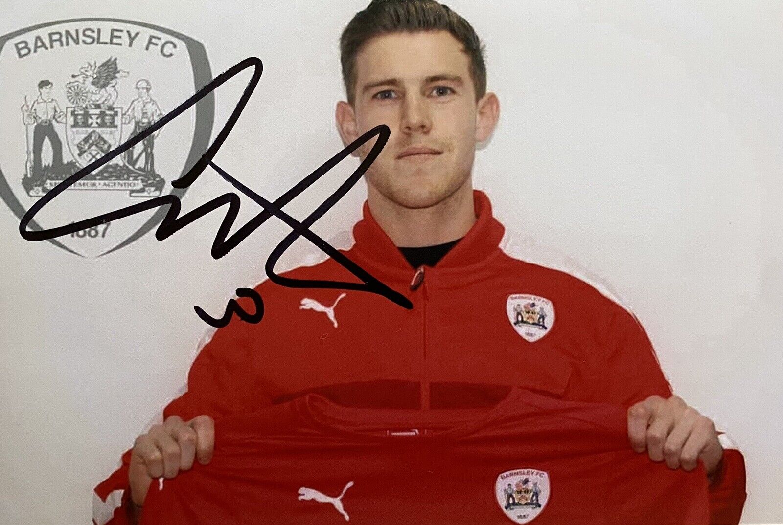 Callum Elder Genuine Hand Signed Barnsley 6X4 Photo Poster painting, See Proof