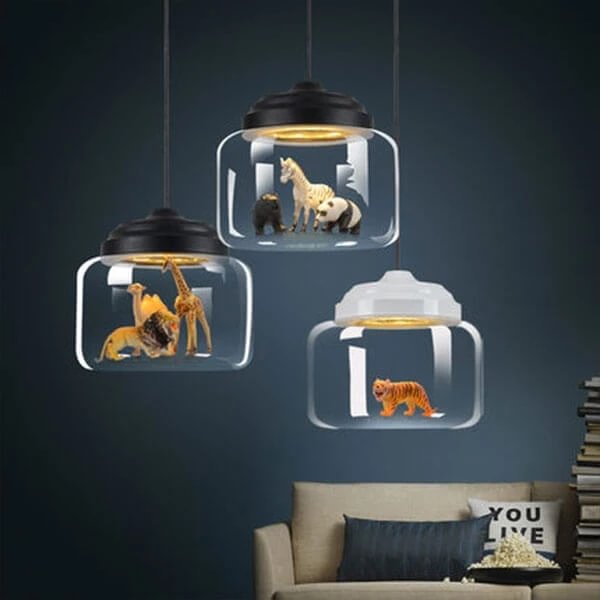 Little Zoo Hanging Lamps - Appledas