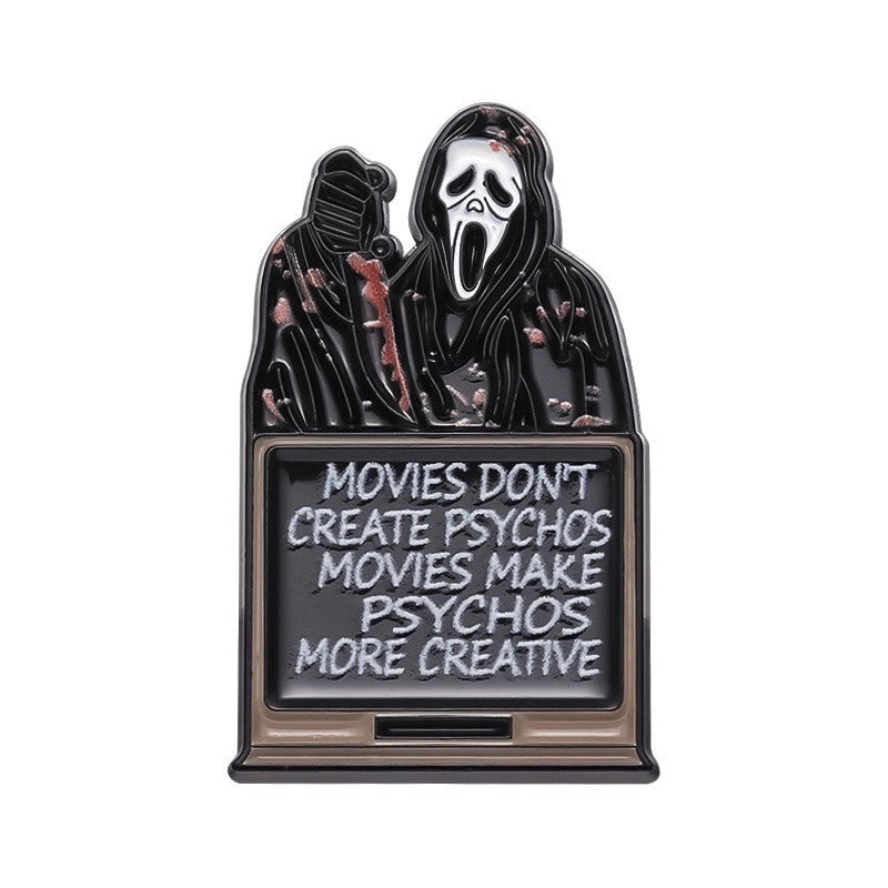 Casual Minimalist Streetwear Pin Geometric Cartoon Character Alloy Plating Unisex Brooches