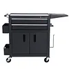 Tattoo Cart with Drawers Multi-Function Trolley Barber Shop Mobile Tool Cabinet