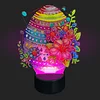 uk.everydayedeals DIY Diamond Painting LED Night Lamp - Flower Egg (7-Colored LED Lights)