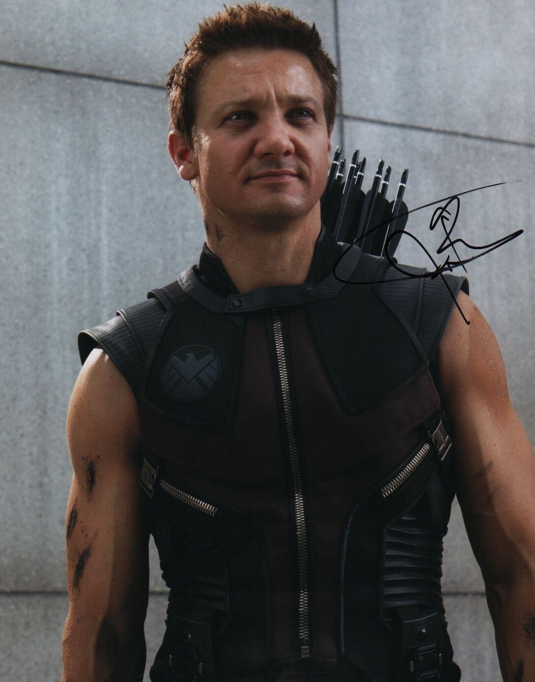 Jeremy Renner (The Avengers) signed 11x14 Photo Poster painting