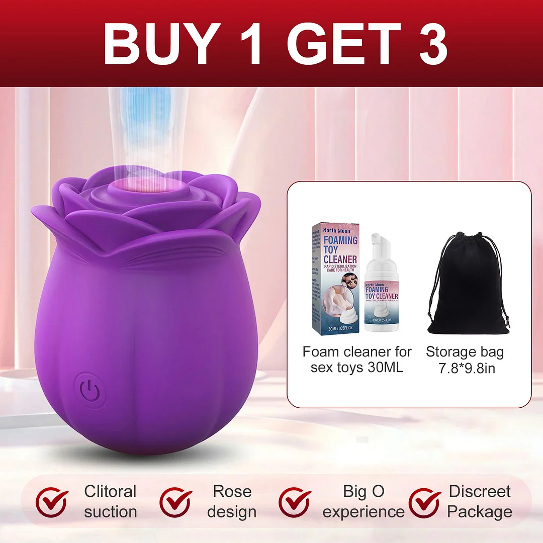 Rose Sucking Clitoris Sucker Sucking Vibrator
