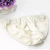 100% Silk Sexy Lace Trim Panties