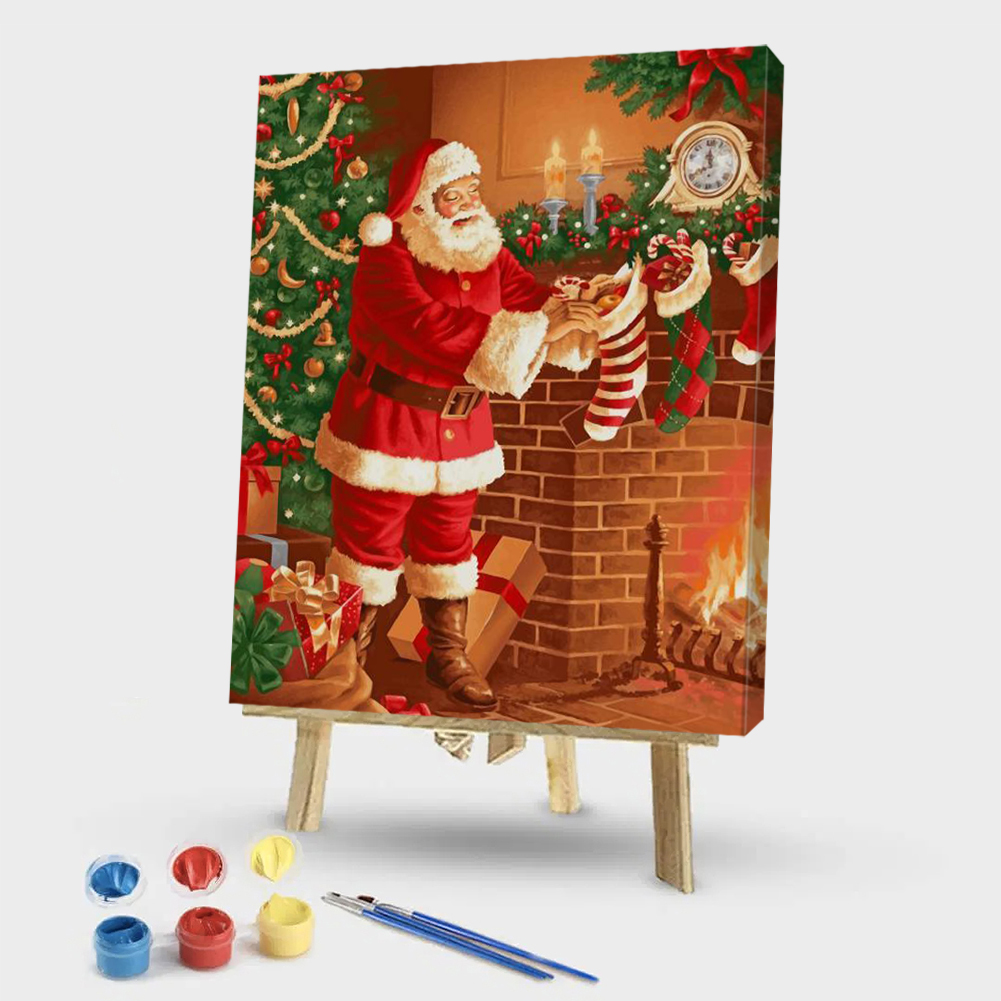 

40*50CM - Paint By Numbers - Santa Claus, 501 Original