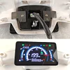 LED Digital Motorcycle Speedometer Adjustable Motorbike Dashboard Larger Board