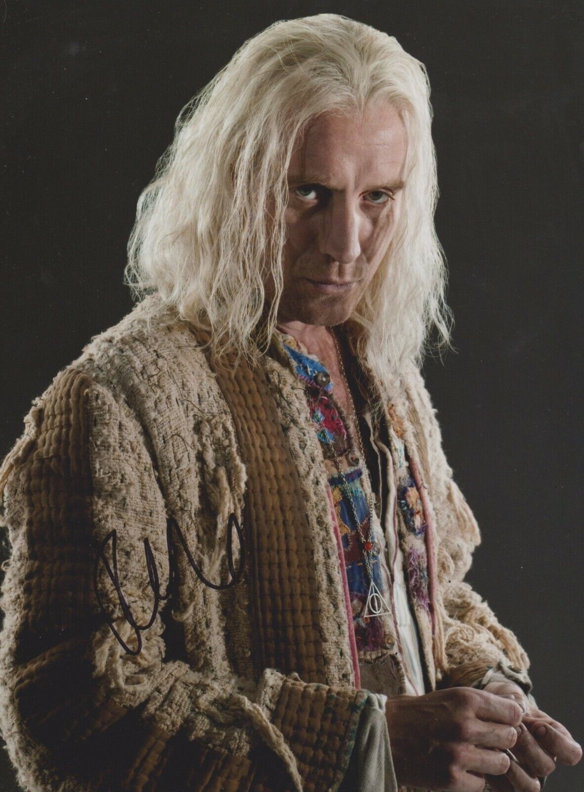 Rhys Ifans Signed Harry Potter 10x8 Photo Poster painting AFTAL