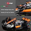 Bimeigao 1:43 F1 Racing Car Model MCL60 McLaren Alloy Car Die-Cast Model Toy Collection Car Model Equation
