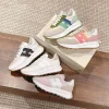 platform shoes dad shoes small white shoes women's 2024 new leather lace-up versatile and breathable casual sneakers women flats