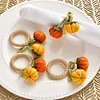 Cute Pumpkin Autumn Halloween Catering Napkin Ring