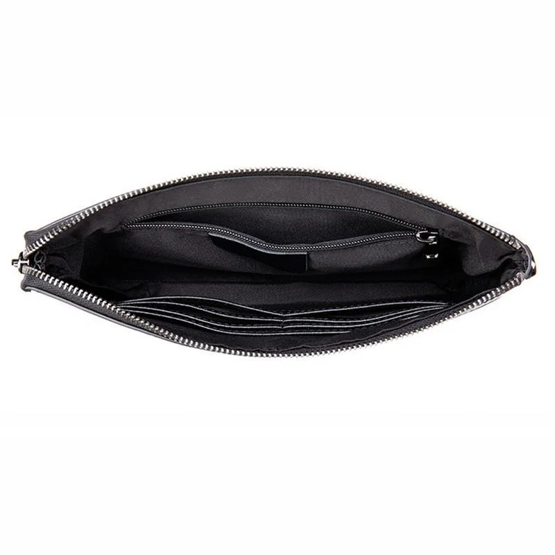 Mens Fashion Casual Soft Plain Business Multipurpose Clutch Bags