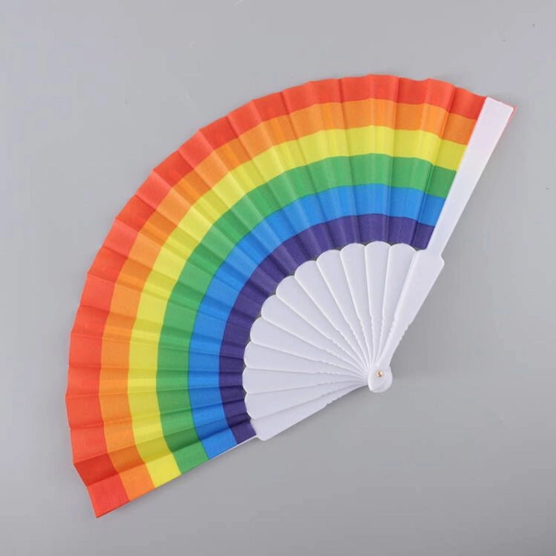 Bamboo Two Green Folding Fan Smile Fan Female Antique Fan Dance Fan Folding Fan Student Gift Elegant Fan