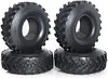 AMK 4Pcs Rubber Off Road 2.2 Tires for 1/10 RC Crawler Cars Axial SCX10 90046 RR10 WRAITH TRX4 KM2 KM4 Accessories
