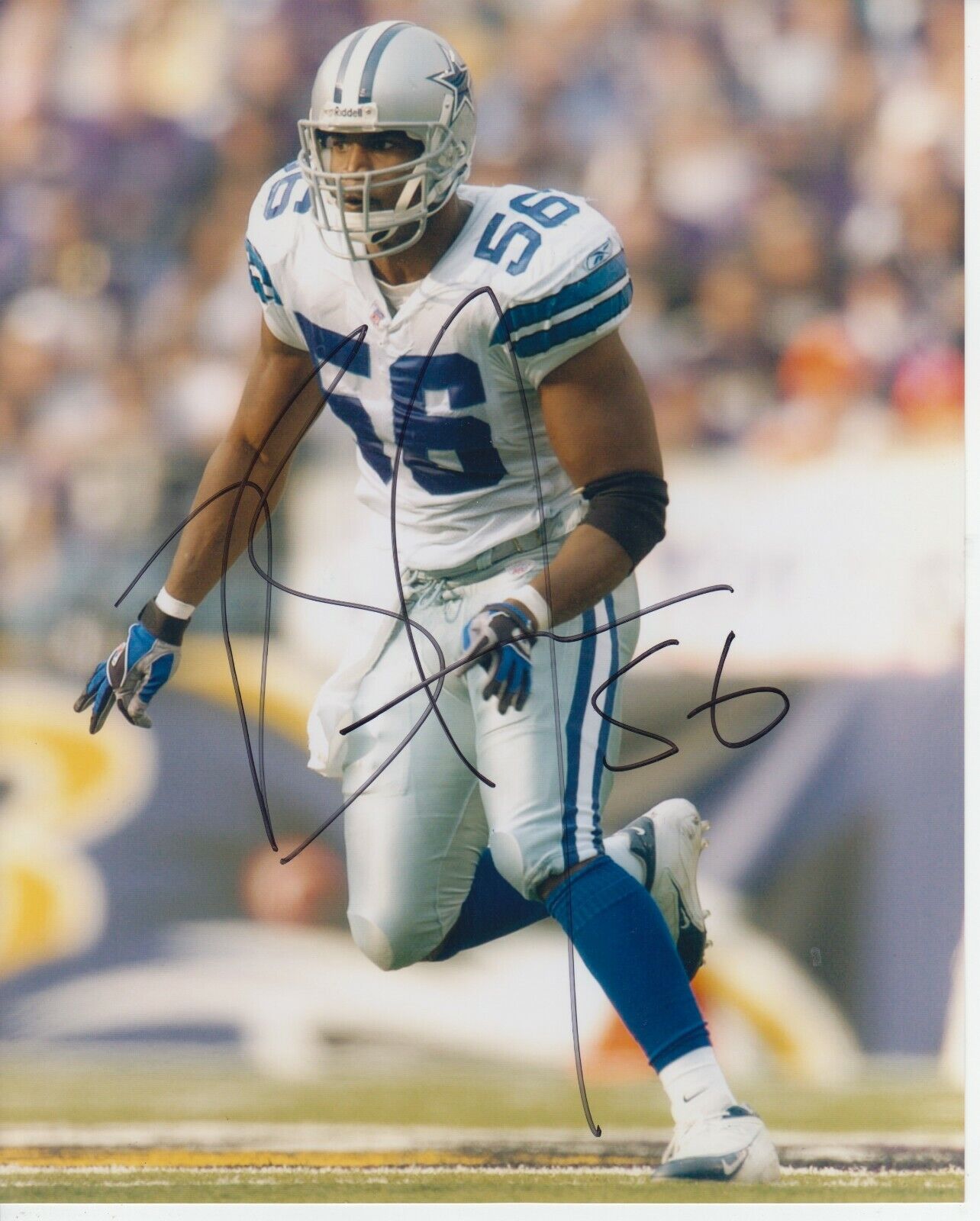 Bradie James #3 8x10 Signed Photo Poster painting w/ COA Dallas Cowboys -