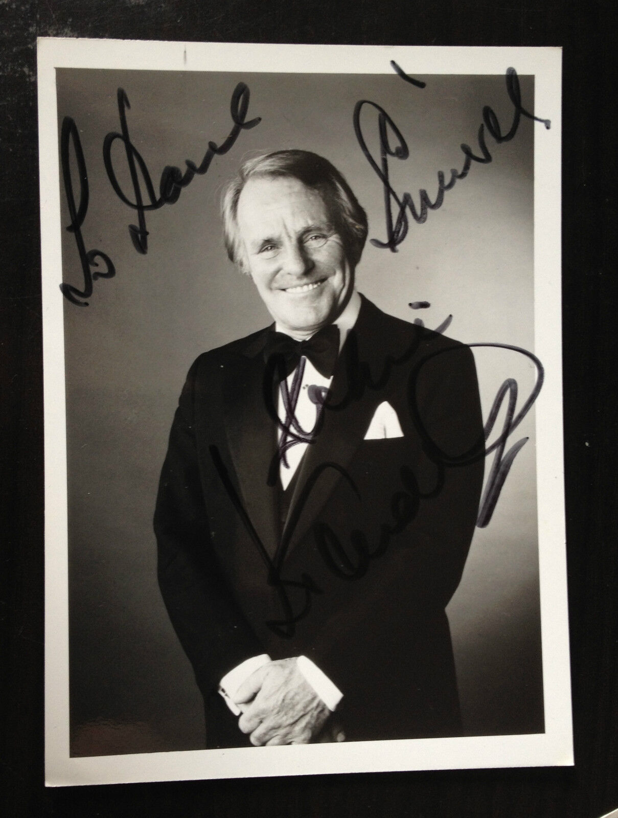 DICKIE HENDERSON - ENTERTAINER & SINGER - EXCELLENT SIGNED Photo Poster paintingGRAPH