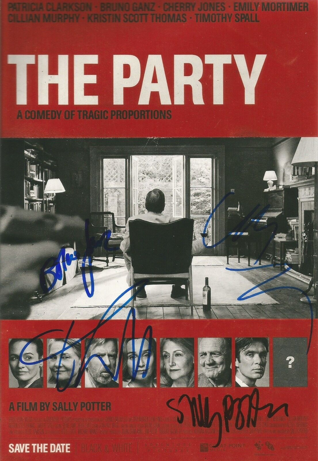 The Party Multi-Signed 12x8 Photo Poster painting AFTAL *SIGNED BY 4*