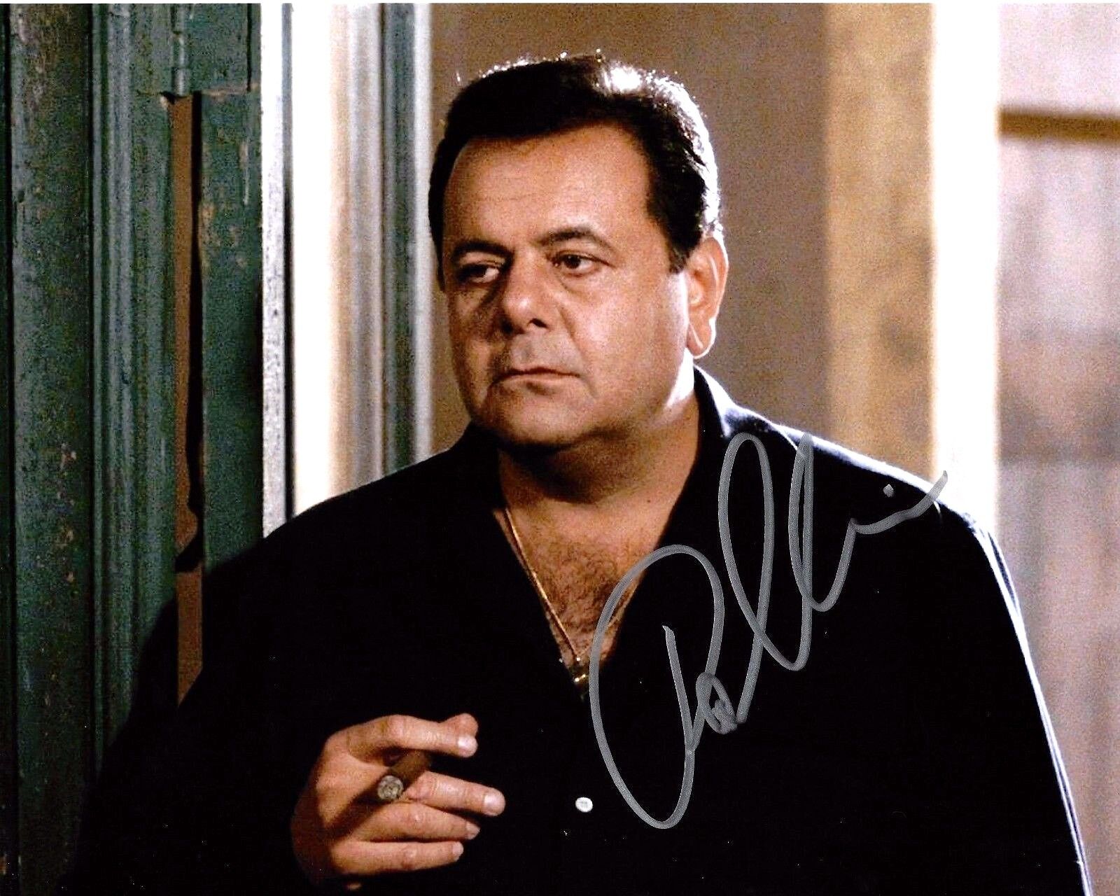 PAUL SORVINO HAND SIGNED 'GOODFELLAS' PAULIE 8X10 Photo Poster painting W/COA D ACTOR PROOF