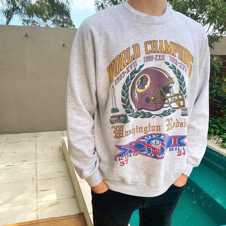 redskins vintage sweatshirt