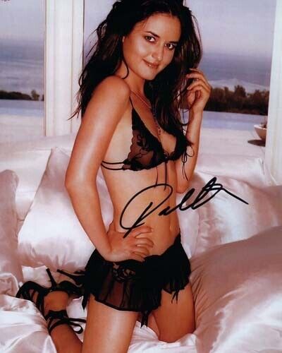 Danica McKellar Wonder Years Lingerie Signed 8x10 Autographed Photo Poster painting reprint