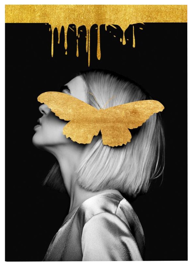 Character Decoration Pictures Room Wall Decor Butterfly Art Poster Mural Decorative Painting Home Decorations Posters Canvas
