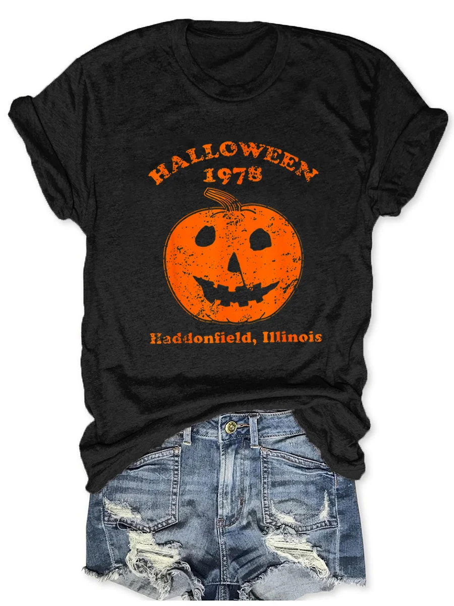 Halloween 1978 Haddonfield Illinois  Short Sleeve T-shirt