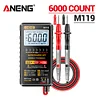 Portable Multimeter LCD Display 6000 Counts Temp Resistance for Ohm Diode Hz