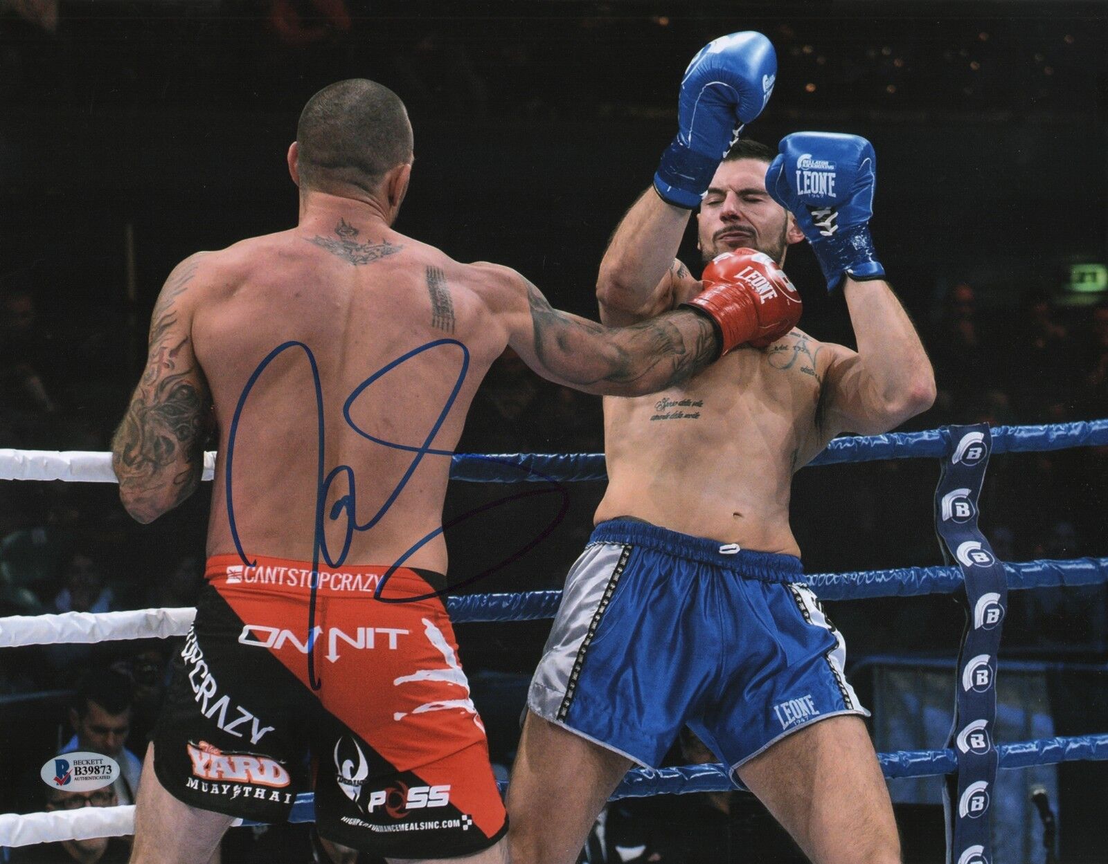 Joe Schilling Signed 11x14 Photo Poster painting BAS COA Bellator Kickboxing Picture Autograph 7