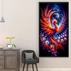 Flaming Phenix-11CT Stamped Cross Stitch 40*70cm/15.75*27.56in(Big Size)