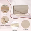 Abendtasche Damen Clutch PU Leder Handtasche Hochzeit Elegant Brauttasche Damen Kettentasche M&auml;dchen Klein Umh&auml;ngetasche f&uuml;r Party Freizeit