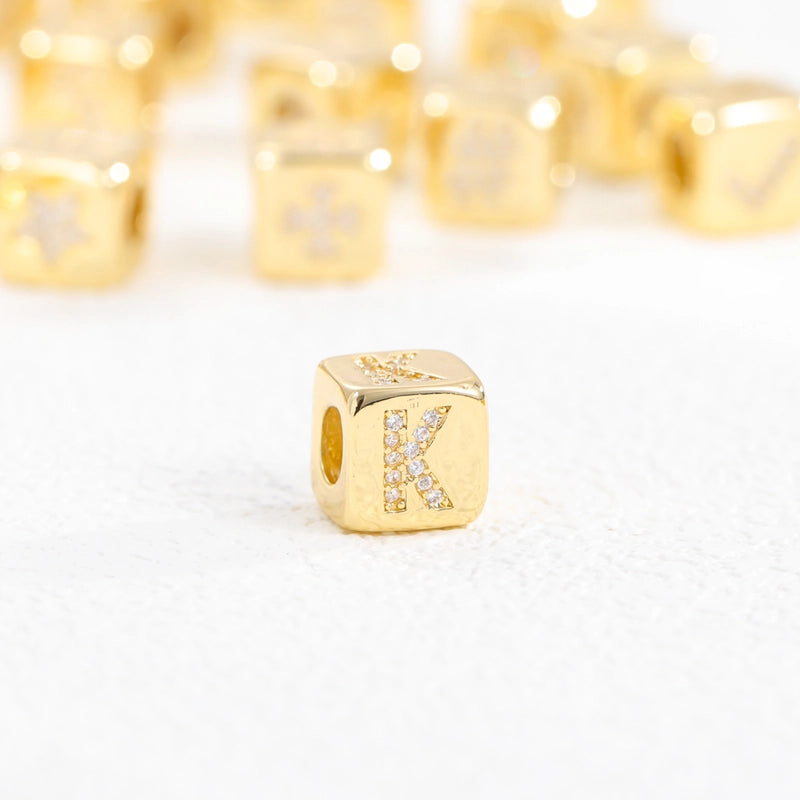 1 Piece Copper Letter Jewelry Accessories Pendant