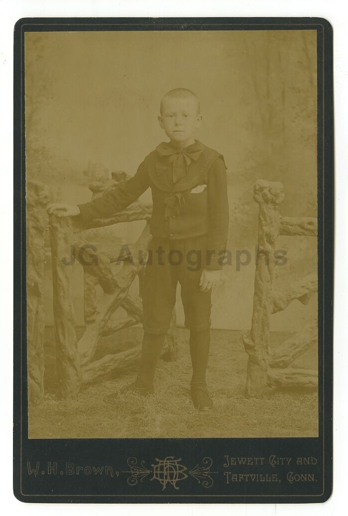 19th Century Children - 19th Century Cabinet Card Photo Poster paintinggraph - Taftville, CT