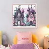 Halloween Hut-11CT Stamped Cross Stitch 40*40cm/15.75*15.75in
