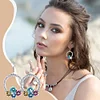 8 Pairs Double Sided Diamond Painting DIY Earring Making Kit for Women Girls