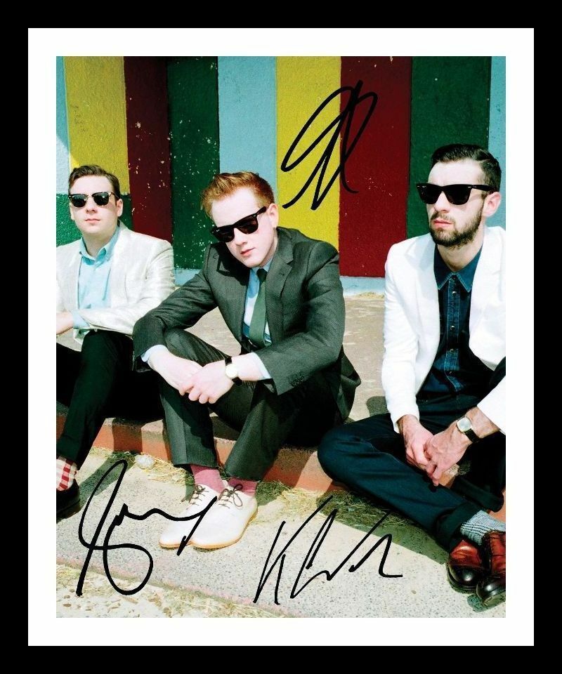 Two Door Cinema Club Autograph Signed & Framed Photo Poster painting