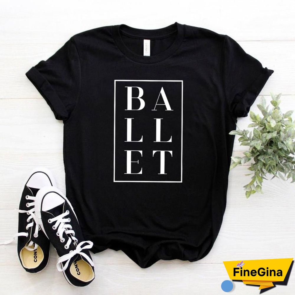 Ballet SquareDance Print WomenTshirt Cotton Casual FunnyTShirt For Lady Girl Top Tee Hipster 6 Colors Drop Ship NA-107