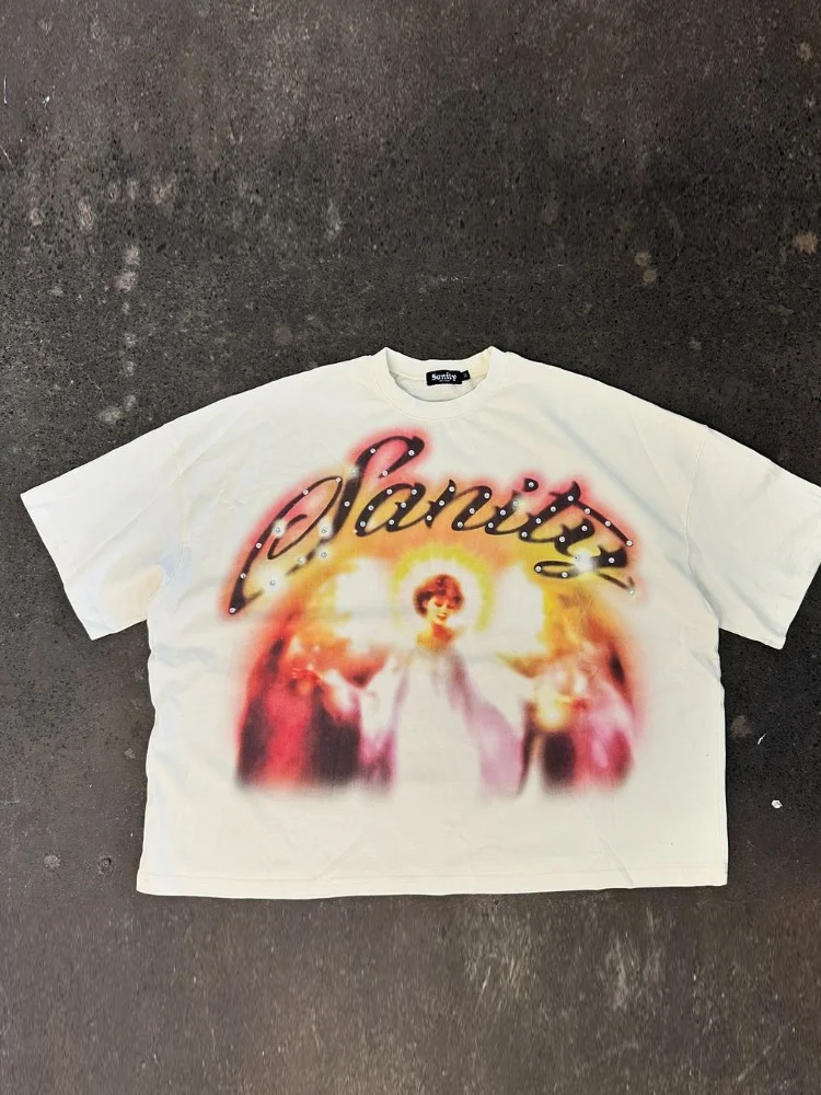 Street Retro Hip-hop T-shirt