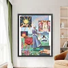 (Stamped/Counted) Hayao Miyazaki-Howl'S Moving Castle-11CT Cross Stitch 50*60cm/19.69*23.62in(Big Size)
