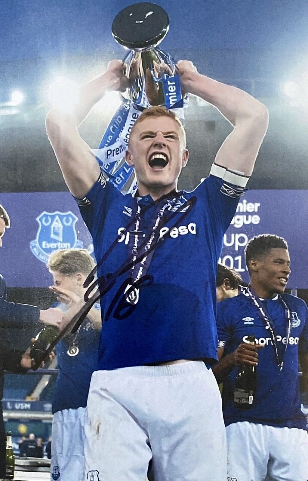 Morgan Feeney Genuine Hand Signed Everton 6X4 Photo Poster painting