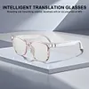 Smart Glasses Earphones Automatic Voice Translation BT 5.4 AI Translator Glasses
