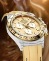 ROLEX Diw Daytona quartz fiber golden essence 40mm oyster 
