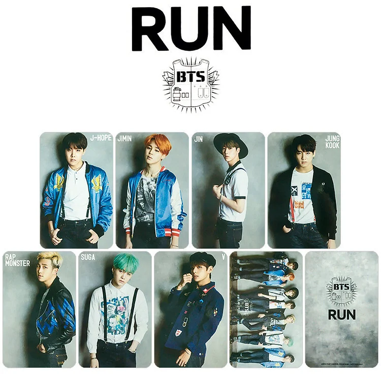 방탄소년단 RUN Member LOMO Card