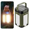 Solar Foldable Camping Light Rechargeable Portable Flashlight Hanging Tent Light