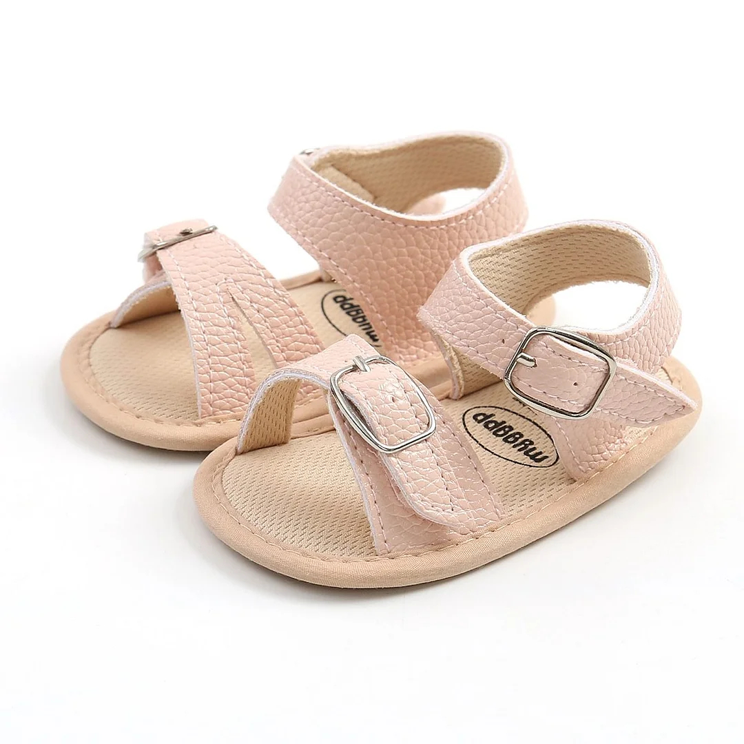New Canvas PU Baby Non-Slip Sandals Child Summer Boys Fashion Sandals Sneakers Infant Shoes 0-18 Month Baby Shoes