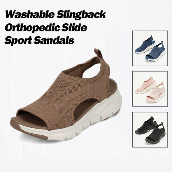 MocuishleShoes™| Washable Slingback Orthopedic Slide Sport Sandals