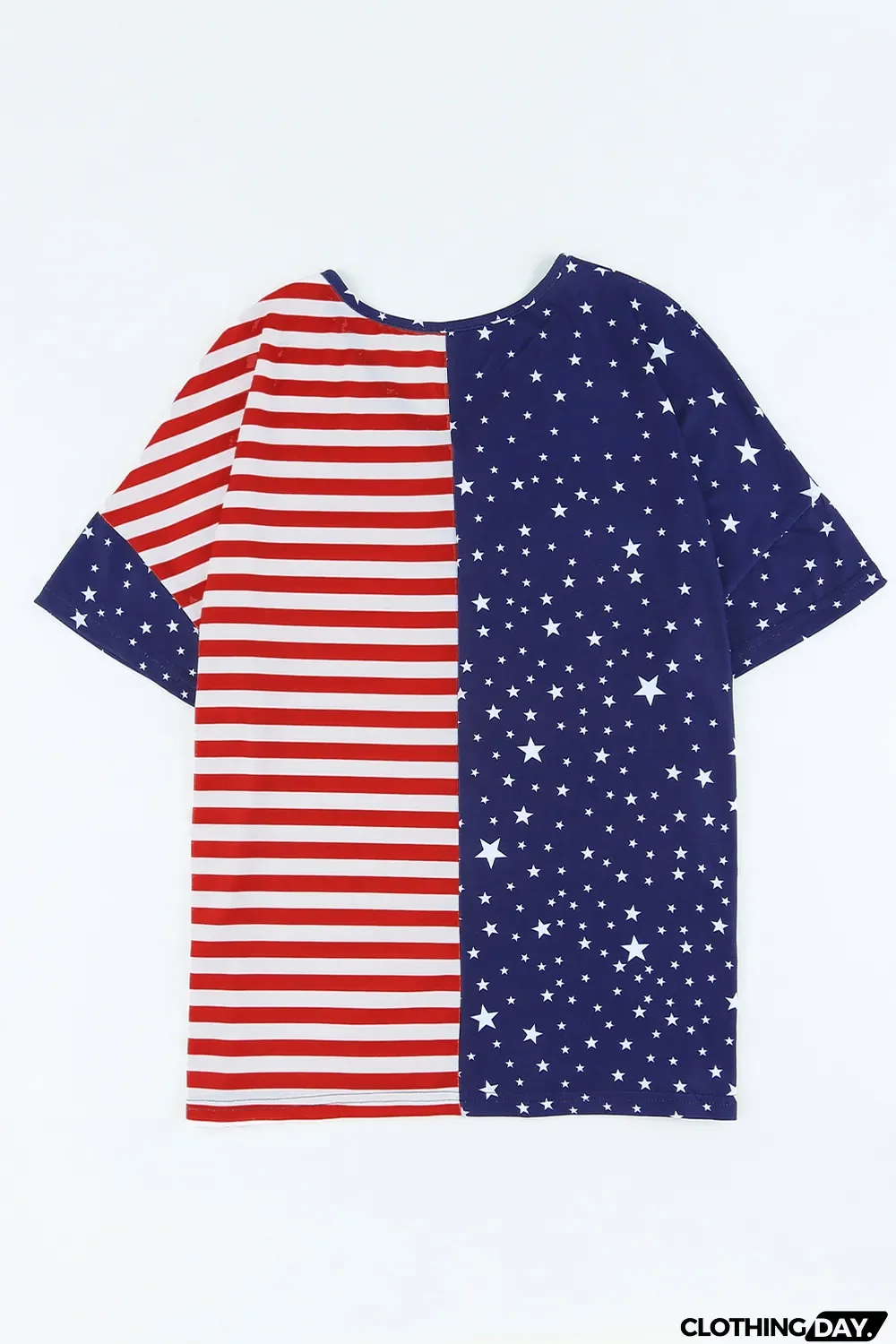 July 4th Stars and Stripes USA Flag Tee