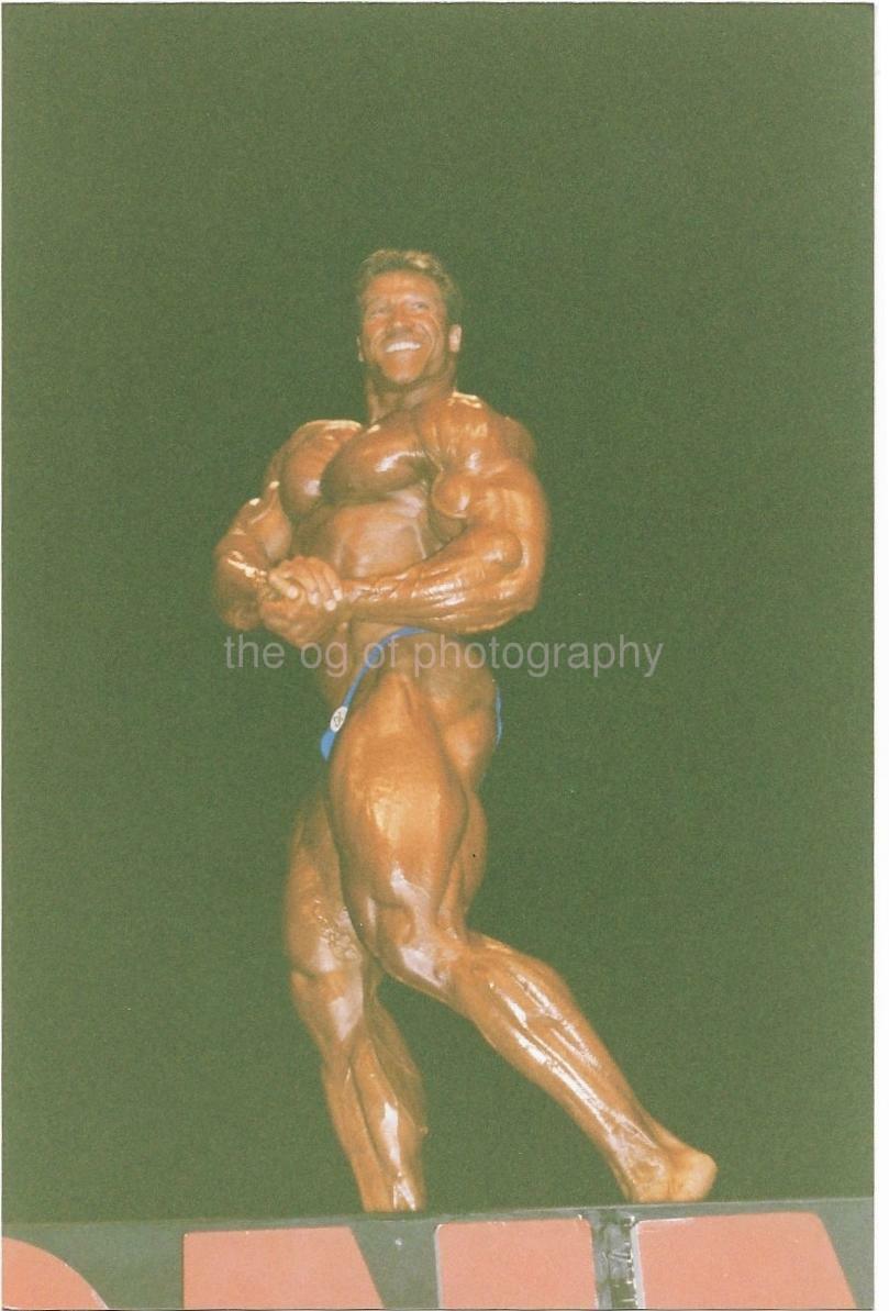 Gunter Schlierkamp MUSCLE MAN Ironman Bodybuilder FOUND Photo Poster painting Original 07 18 M