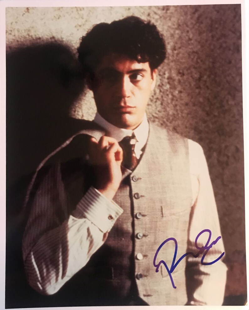 Robert Downey Jr. Signed Autographed Chaplin